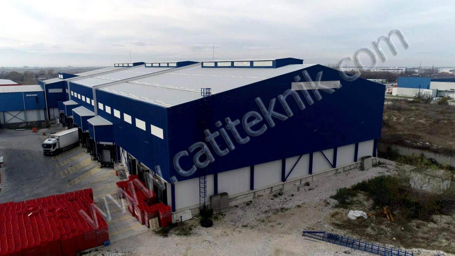 Endüstriyel Sandviç Panel Çatı Tamiri